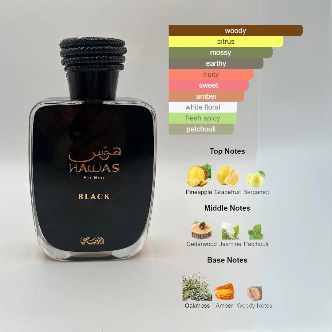 Hawas Black Rasasi - Image 2